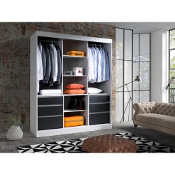 Szafa przesuwna z lustrem HADI | BeautySofa24.pl