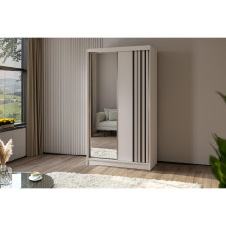 Szafa przesuwna z lamelami NELA | BeautySofa24.pl