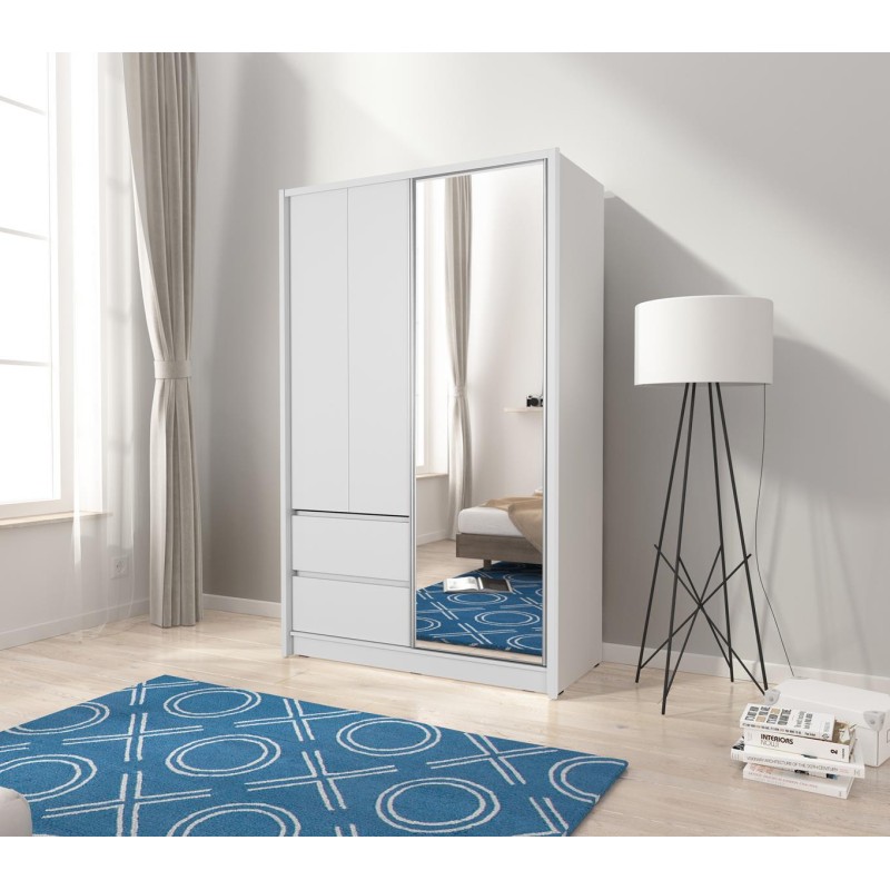 Szafa przesuwna z lustrem SIERA | BeautySofa24.pl
