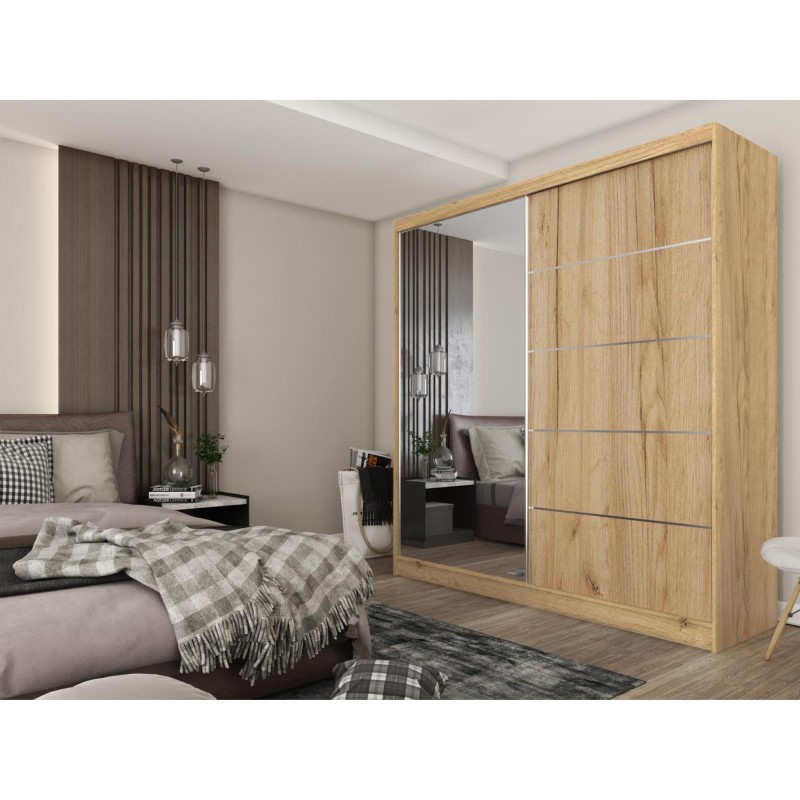 Szafa przesuwna z lustrem MARIKA | BeautySofa24.pl