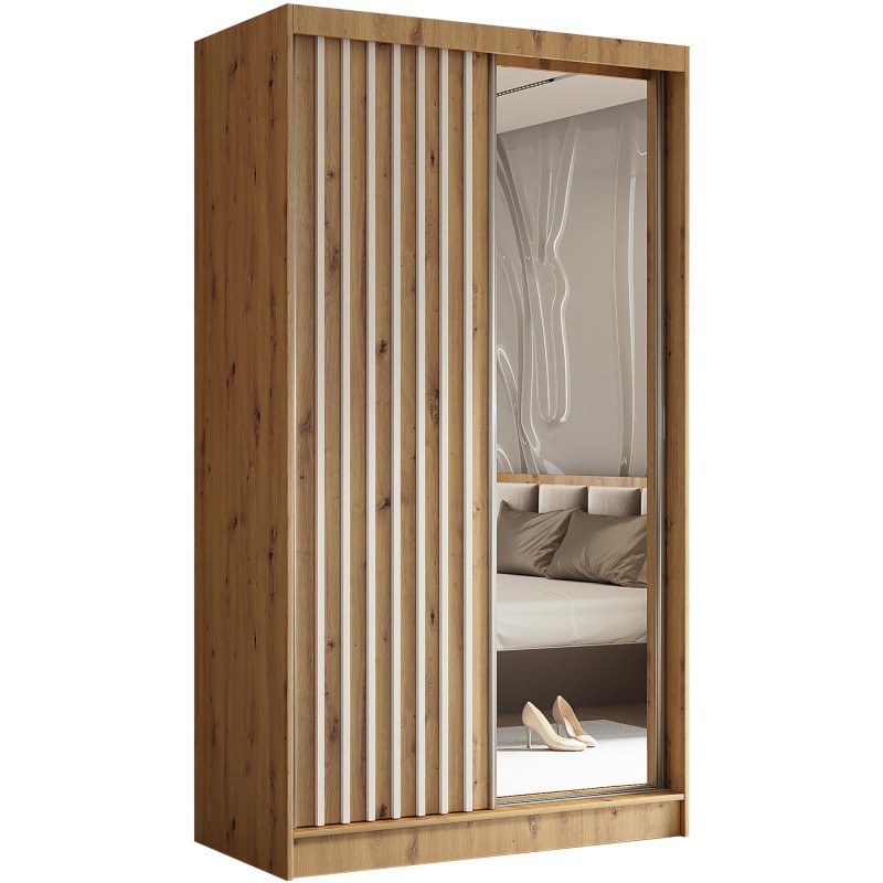 Szafa z lamelami Helix na białym tle