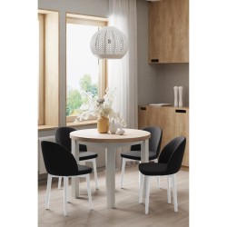 Nowoczesne Krzesło skandynawskie LUXOR | Beautysofa24.pl