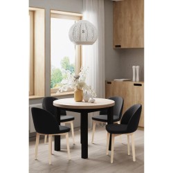 Nowoczesne Krzesło skandynawskie LUXOR | Beautysofa24.pl