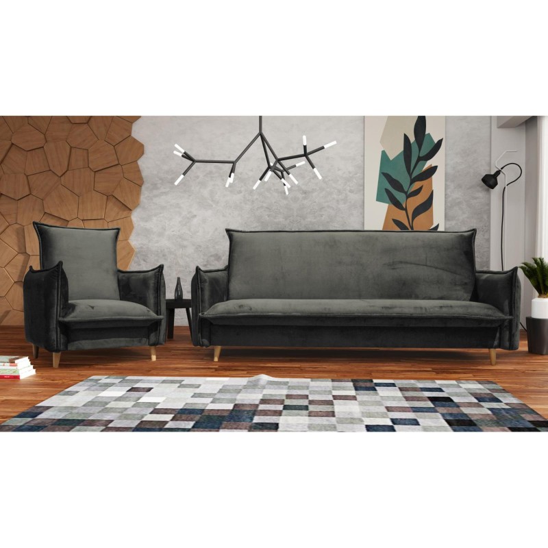 Fotel na nóżkach PILLOW nowoczesny