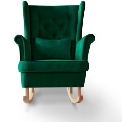 Fotel bujany FABIO zielony