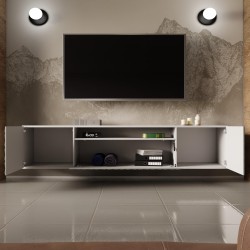 Szafka RTV z frezowanymi frontami CALI | BeautySofa24.pl