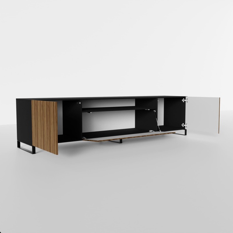 Szafka RTV z frezowanymi frontami MIO | BeautySofa24.pl