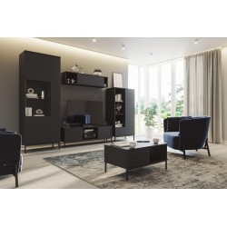 Szafka RTV na metalowym stelażu 2D QUERTY | BeautySofa24.pl