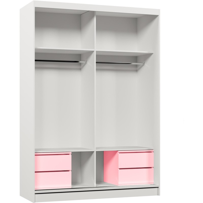 Szafa przesuwna z lamelami NELA | BeautySofa24.pl