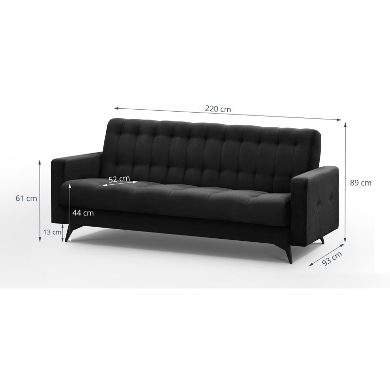 Sofa z funkcją spania GRETA BIS | BeautySofa24.pl