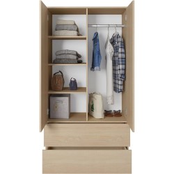 Szafa dwudrzwiowa CLASSIC 90 cm | Beautysofa24.pl