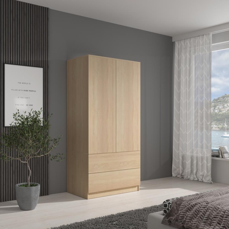 Szafa dwudrzwiowa CLASSIC 90 cm | Beautysofa24.pl