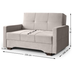 Sofa Dwuosobowa Amfali | BeautySofa24.pl