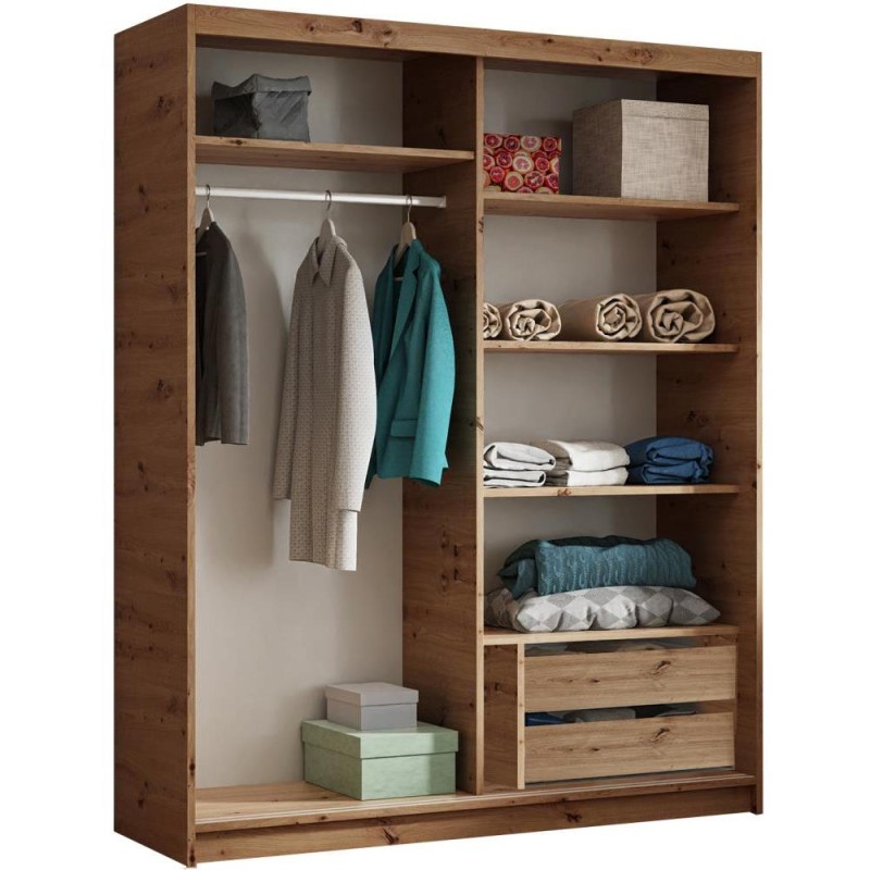 Szafa z drzwiami przesuwnymi HELA | Beautysofa24.pl