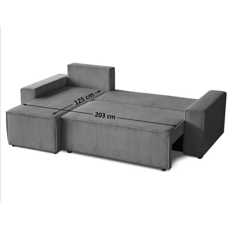 Narożnik z funkcją spania HEKTOR | Beautysofa24.pl