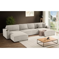 Narożnik z funkcją spania PARYS U ❤︎ BeautySofa24.pl