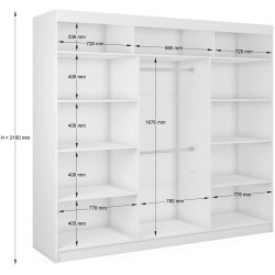 Szafa z drzwiami przesuwnymi GAJA