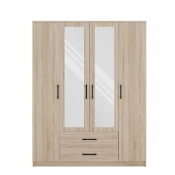 Szafa z lustrem i szufladami NOAH | BeautySofa24.pl