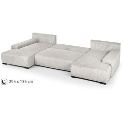 Narożnik z funkcją spania BENNY U BeautySofa24.pl