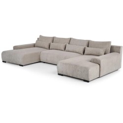 Narożnik z funkcją spania BENNY U | BeautySofa24.pl