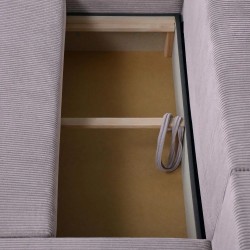 Narożnik z funkcją spania BENNY U | BeautySofa24.pl