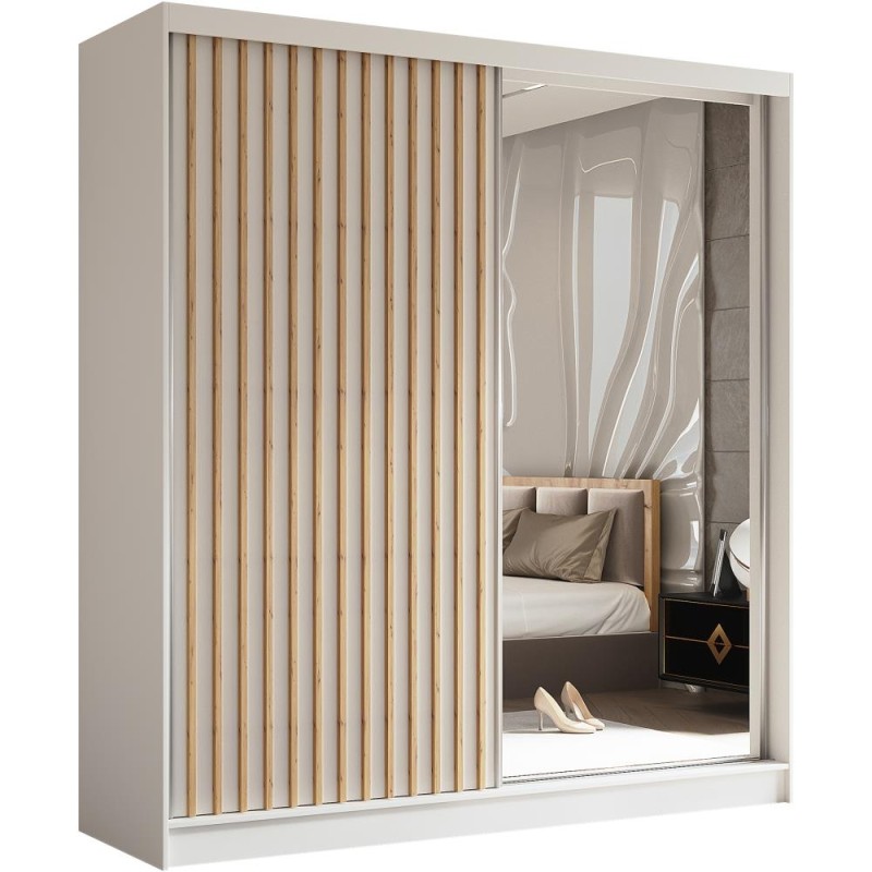 Szafa przesuwna z lamelami HELIX | BeautySofa24.pl