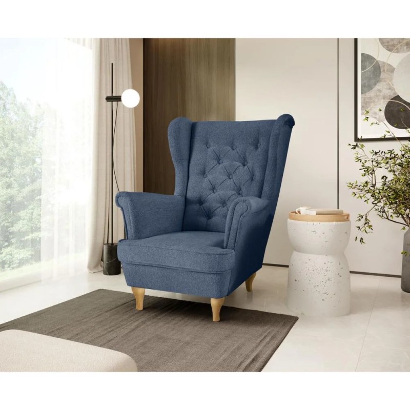 Nowoczesny Fotel Uszak FALCO Raven | BeautySofa24.pl