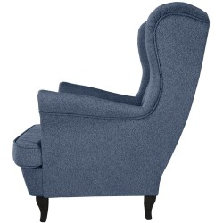 Nowoczesny Fotel Uszak FALCO Raven | BeautySofa24.pl