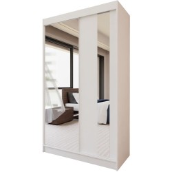 Szafa przesuwna z lustrem i szufladami GAJA II | Beautysofa24.pl