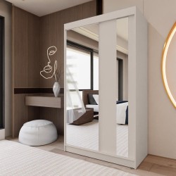 Szafa przesuwna z lustrem i szufladami GAJA II | Beautysofa24.pl