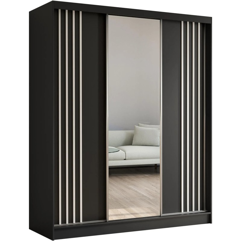 Szafa przesuwna z lamelami NELA | BeautySofa24.pl