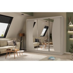 Szafa przesuwna z lustrem VOX | BeautySofa24.pl