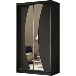 Szafa przesuwna z lustrem i szufladami VOX II | Beautysofa24.pl