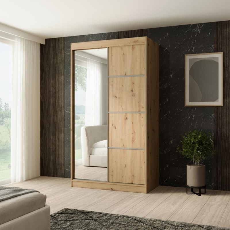 Szafa przesuwna z lustrem PACO | BeautySofa24.pl