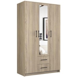 Szafa z lustrem i szufladami LUCAS | BeautySofa24.pl