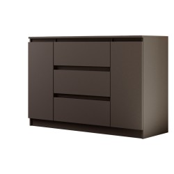 Komoda dwudrzwiowa z trzema szufladami LEMON | Beautysofa24.pl