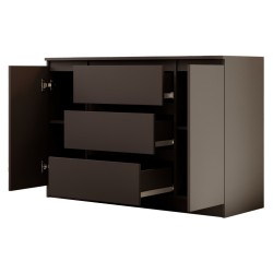 Komoda dwudrzwiowa z trzema szufladami LEMON | Beautysofa24.pl