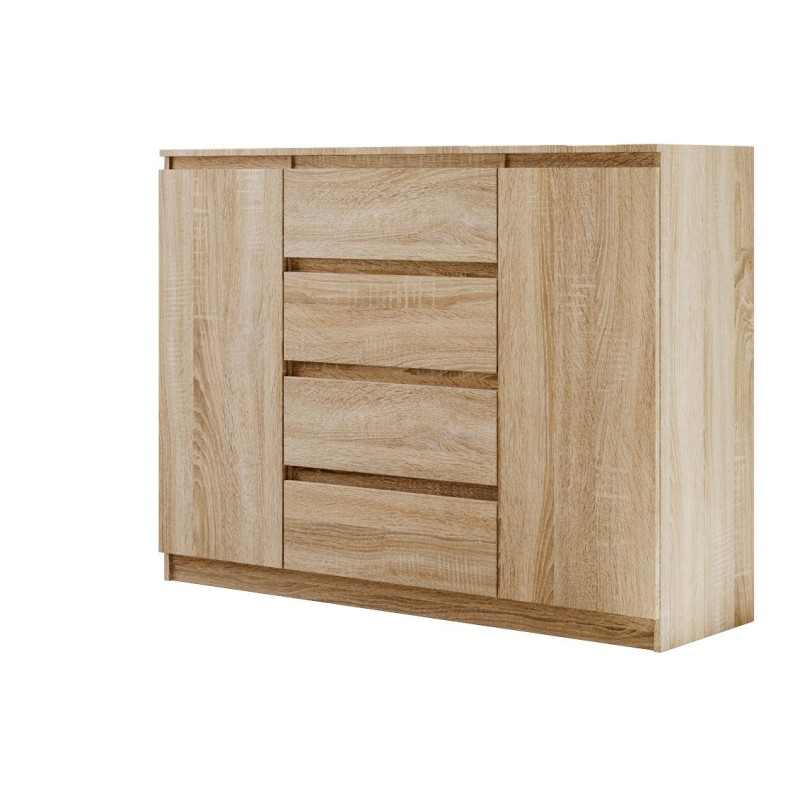 Komoda dwudrzwiowa z czterema szufladami LEMON | Beautysofa24.pl