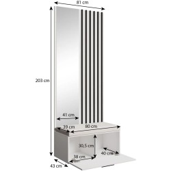 Garderoba do przedpokoju II + IV Margaret  | BeautySofa24.pl