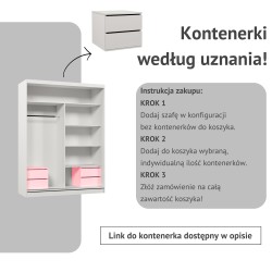 Szafa przesuwna z lamelami HELIX | BeautySofa24.pl