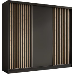 Szafa z drzwiami przesuwnymi z lamelami HELIOS | BeautySofa24.pl