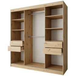 Szafa z drzwiami przesuwnymi HELIOS II | BeautySofa24.pl