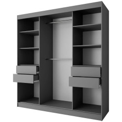 Szafa z drzwiami przesuwnymi HELIOS II | BeautySofa24.pl