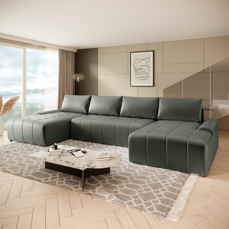 Narożnik z funkcją spania COSTA U | Beautysofa24.pl