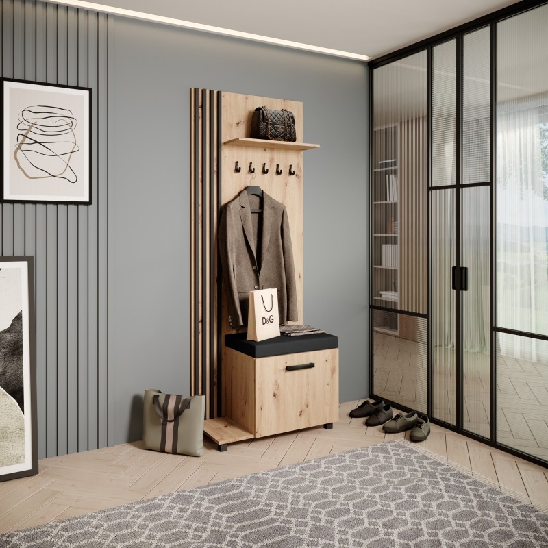 Garderoba z wieszakami