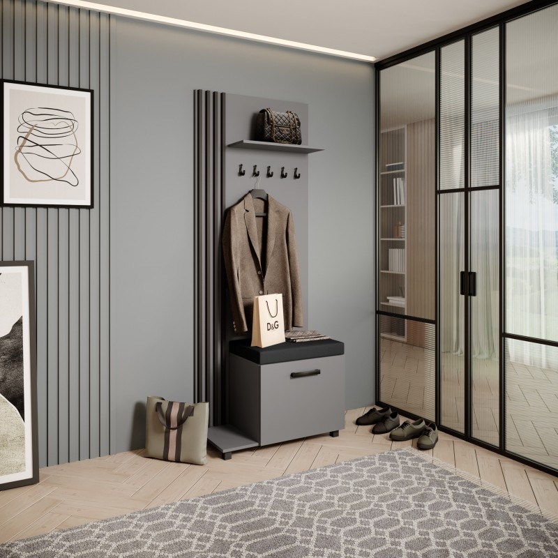 Garderoba z wieszakami