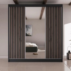 Szafa przesuwna z Lustrem i Lamelami LICO II