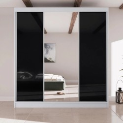 Szafa przesuwna z lustrem i szufladami VELIS II