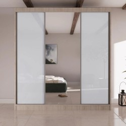 Szafa przesuwna z lustrem i szufladami VELIS II