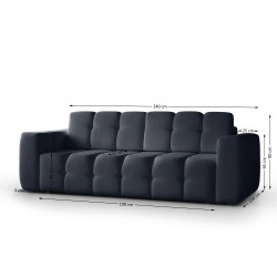 Sofa trzyosobowa z funkcją spania BONA